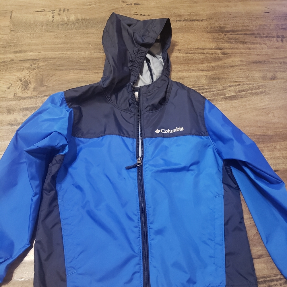 Columbia windbreaker hoodie kids size small